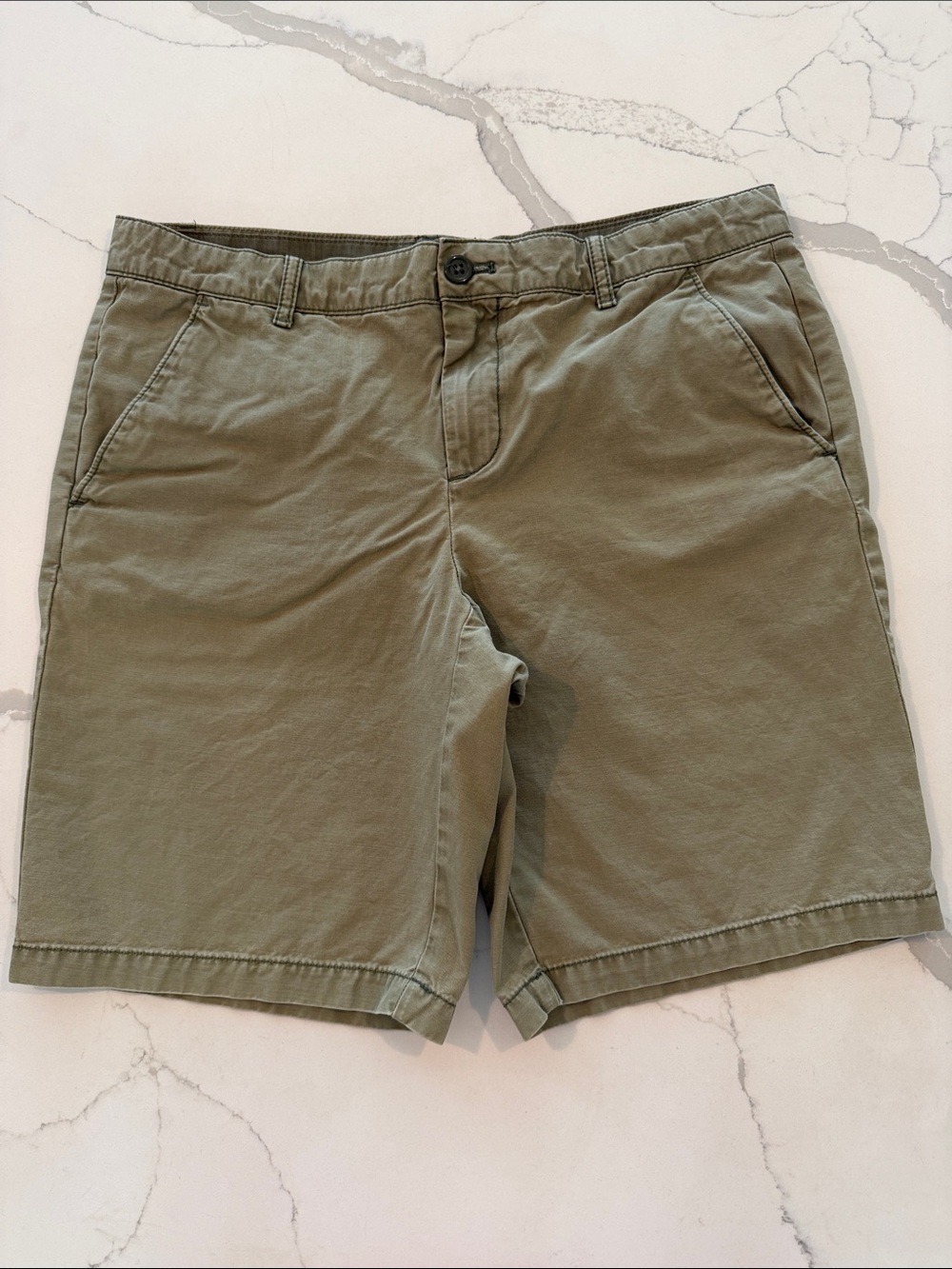 Gap — Classic Olive Chino Shorts